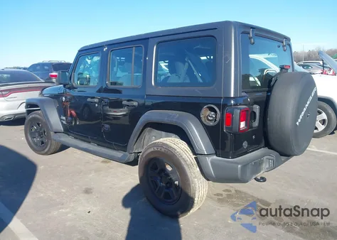 2019 Jeep Wrangler Unlimited Sport 4X4 из США, поврежденный, VIN 1C4HJXDN1KW587243